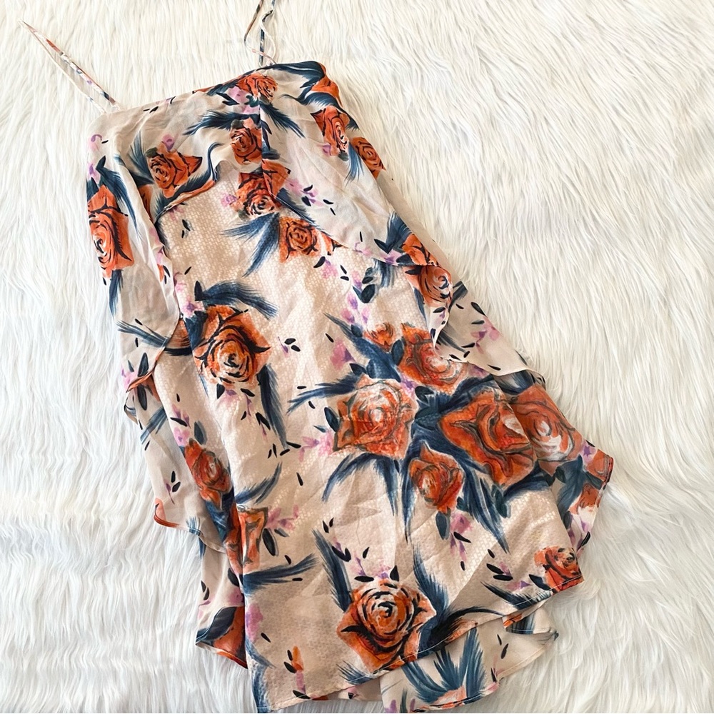 Corey Lynn Silk Floral Dress